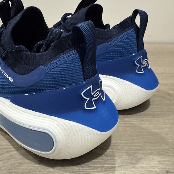 Under Armour HOVR Phantom 4 Sneakers -Blue/White- 3027593-400 Men\'s Size 8.5